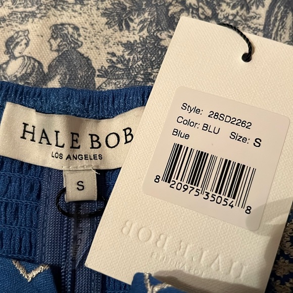 Hale Bob Hassina Embroidery Top in Blue, Size Small - Picture 14 of 16